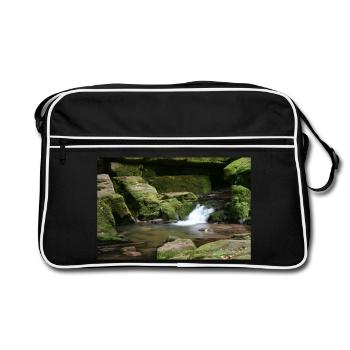 MONBACH DANS LE NORD DE LA FORÊT-NOIRE - Sac Retro - noir/blanc - Devant