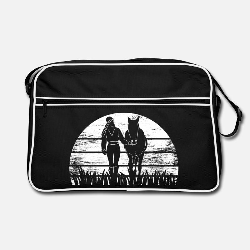 Fille de cheval Sac Retro