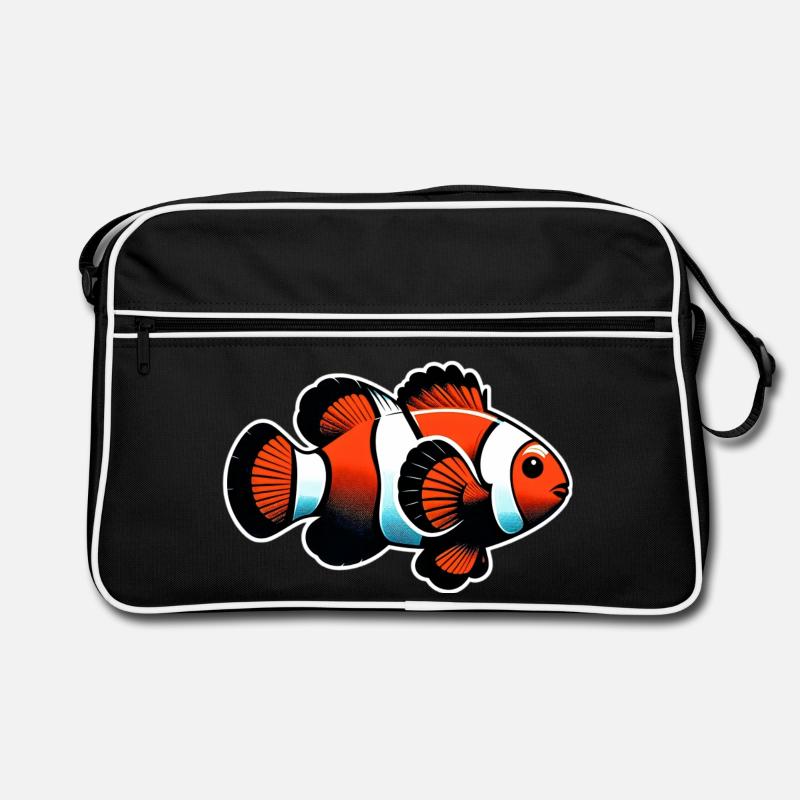 Clownfische Retro Tasche