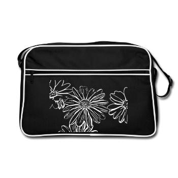 Cadeau pour la fête des mères : Idée de cadeau pour la fête des mères - Sac Retro - noir/blanc - Devant