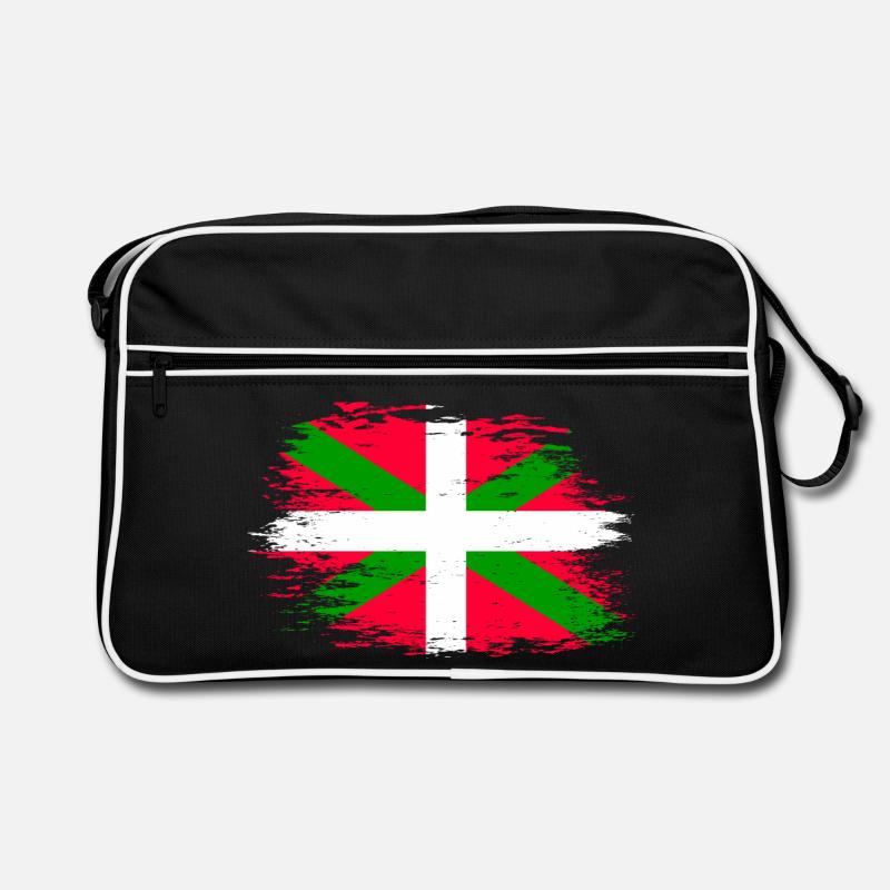 Baskische Flagge used Retro Tasche