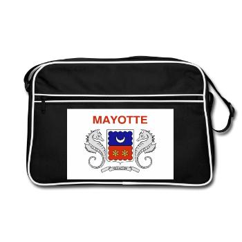 Mayotte - Sac Retro - noir/blanc - Devant