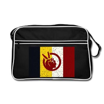 American Indian Movement - Retro Bag - black/white - Front