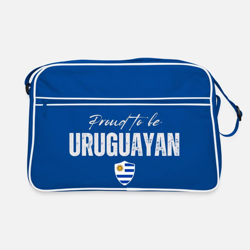 Ich liebe Uruguay, uruguayischen Stolz Retro Tasche