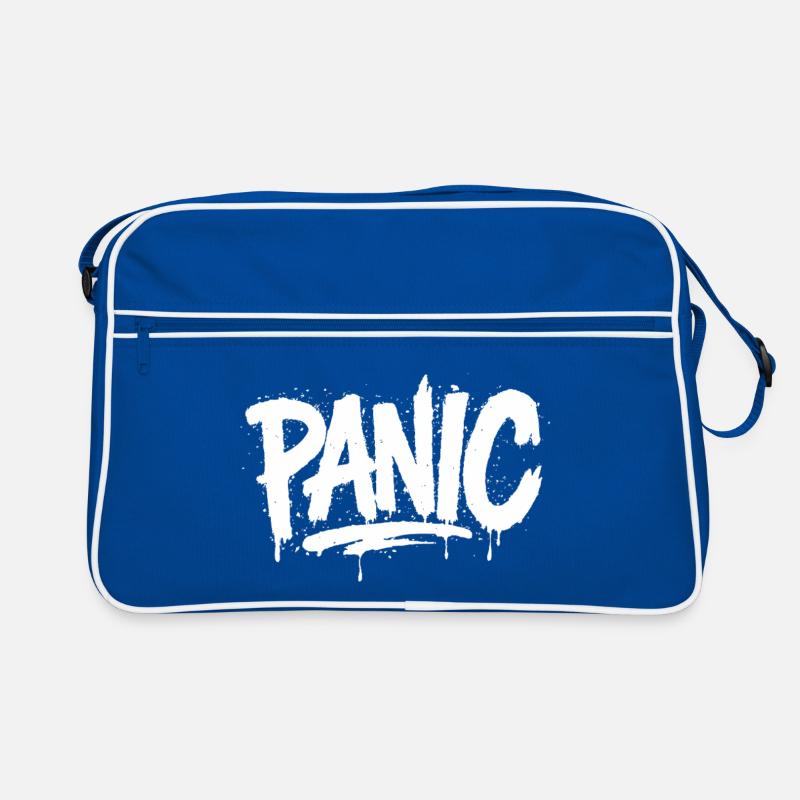 PANIC Expressive Grau-Ästhetik mit Risiko-Bothrin Retro Tasche