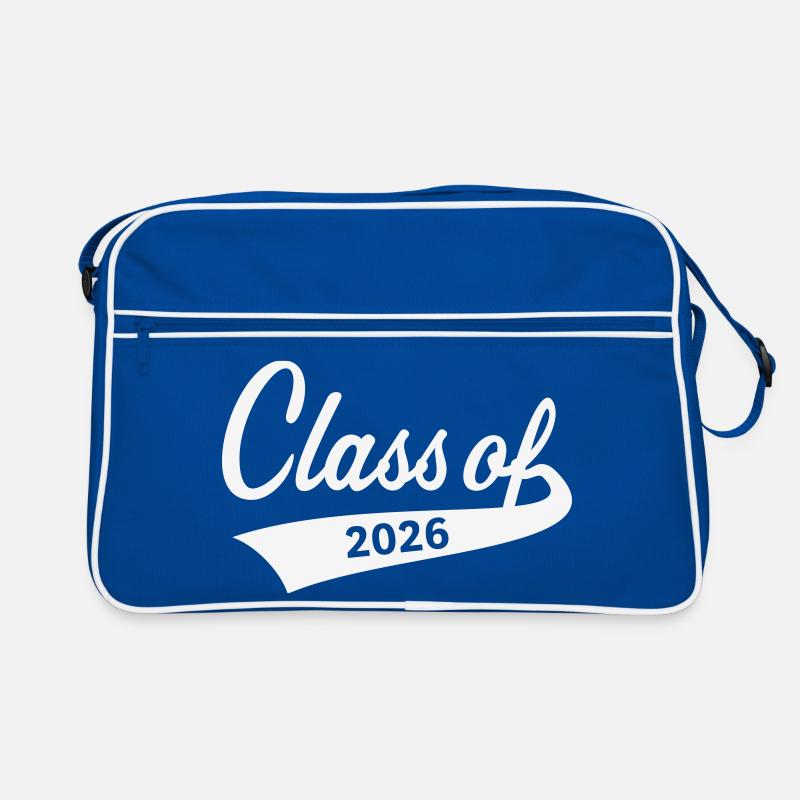 Class Of 2026 (Graduating Class School Leaving Certificate W) Retro Bag