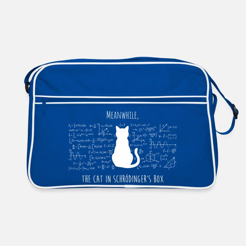 Le Chat de Schrödinger – Physique & Science Design Sac Retro