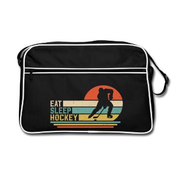 Hockey sur glace Hockey - Sac Retro - noir/blanc - Devant
