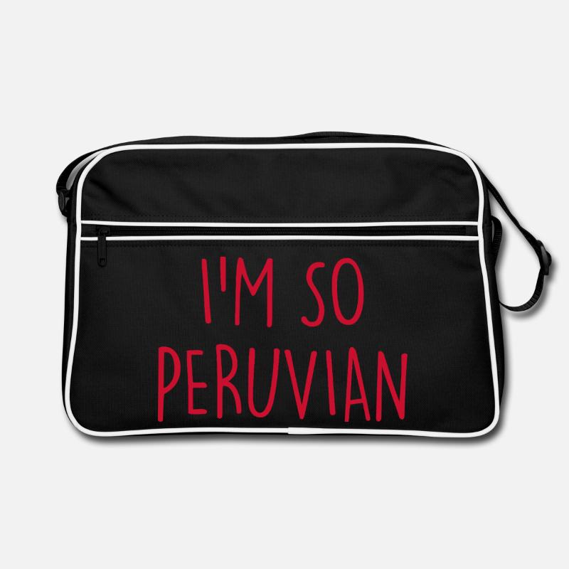 I'm so Peruvian Peru Retro Tasche