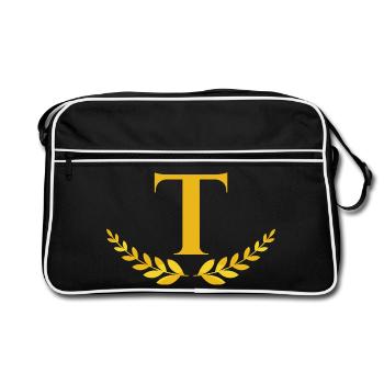 t - Retro Bag - black/white - Front
