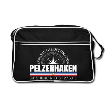 Fur hook - Retro Bag - black/white - Front