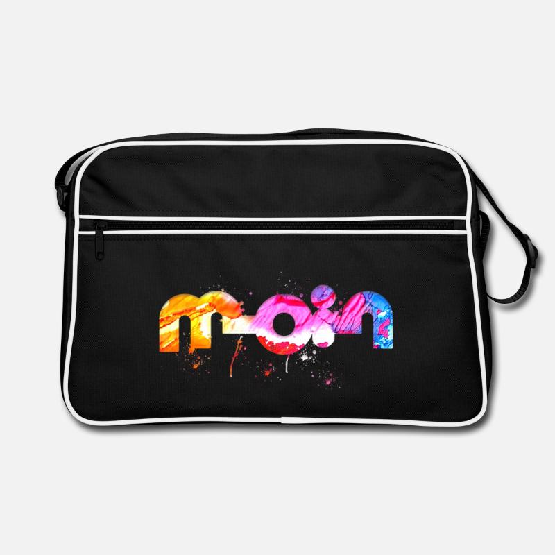 Hello - Retro Bag - black/white