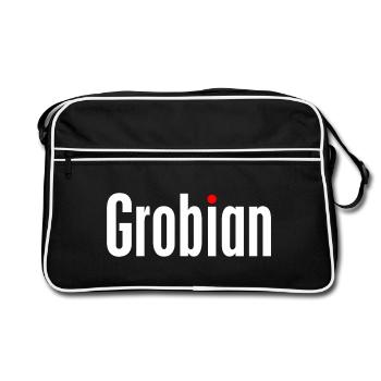 Brute - Sac Retro - noir/blanc - Devant