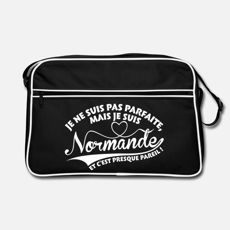 Parfaite Normande - Sac Retro - noir/blanc