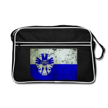 t-shirt drapeau d’Arnhem effet grunge Nederland - Sac Retro - noir/blanc - Devant