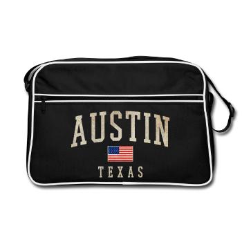Austin Tx - Sac Retro - noir/blanc - Devant