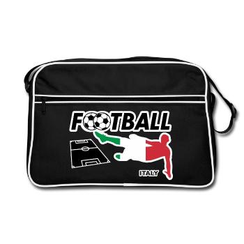 Football fever Italy - Retro Bag - black/white - Front