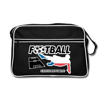 Football Fever Czech Republic - Retro Bag - black/white - Front