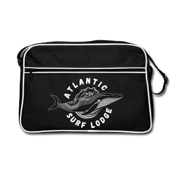 Atlantic Surf Lodge - Retro Bag - black/white - Front