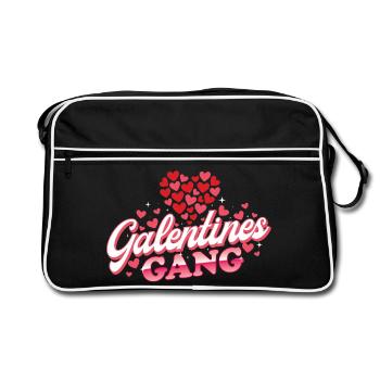 Galentines Gang Matching Look for Gals February 13 - Retro Bag - black/white - Front