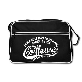 Parfaite Coiffeuse - Sac Retro - noir/blanc - Devant