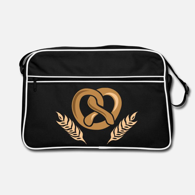 bäcker bäckerei getreide gerste Weizen icon Logo Retro Tasche