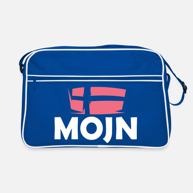 dansk Danemark Symbole Drapeau Drapeau Logo Graphique Sac Retro