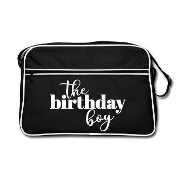 Le garçon d’anniversaire - Sac Retro - noir/blanc - Devant