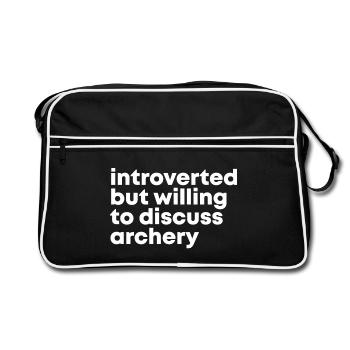 Archery Archery Archery - Retro Bag - black/white - Front