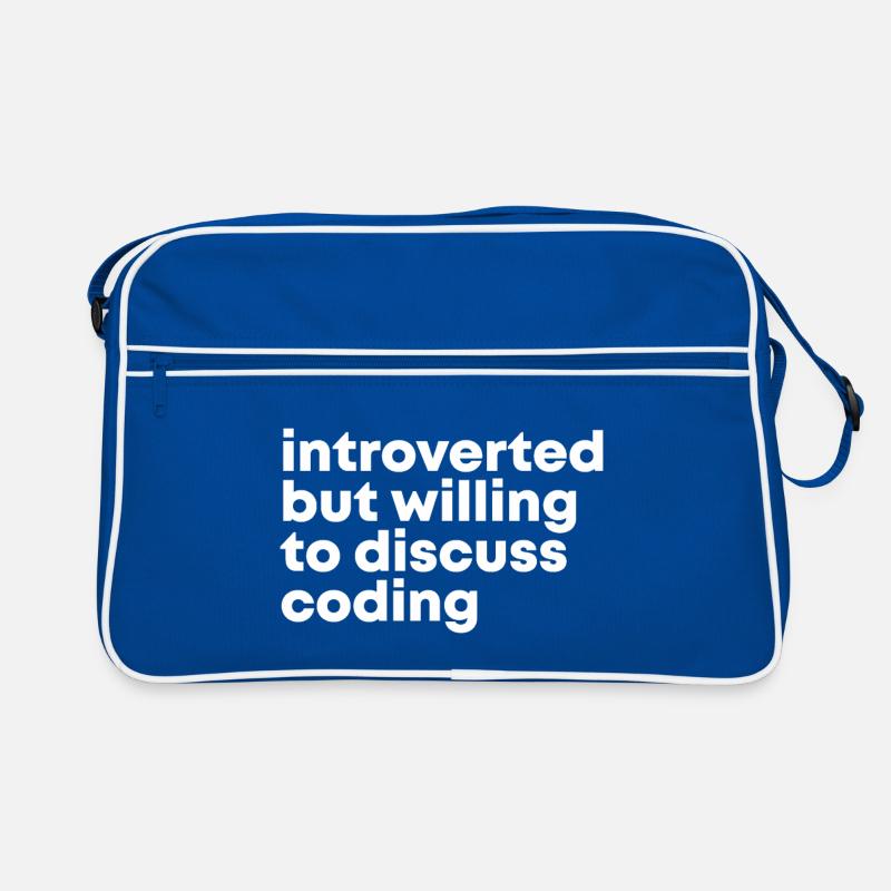 Codierung Codierung Codierung Retro Tasche