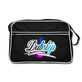 Dubstep - Retro Bag - black/white - Front