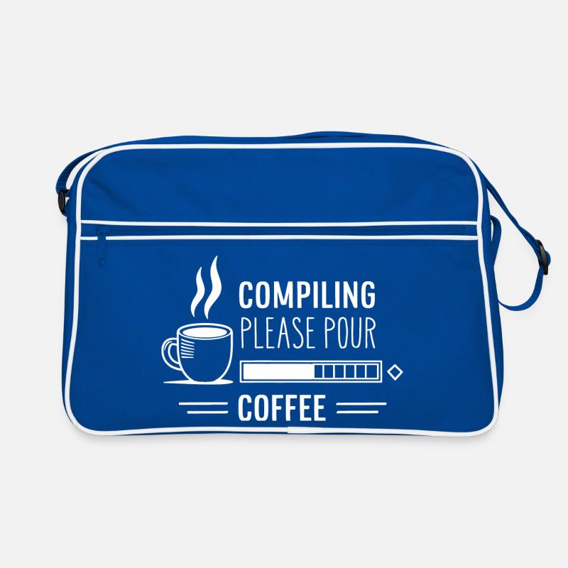 Les programmeurs génèrent du code à partir de café Sac Retro