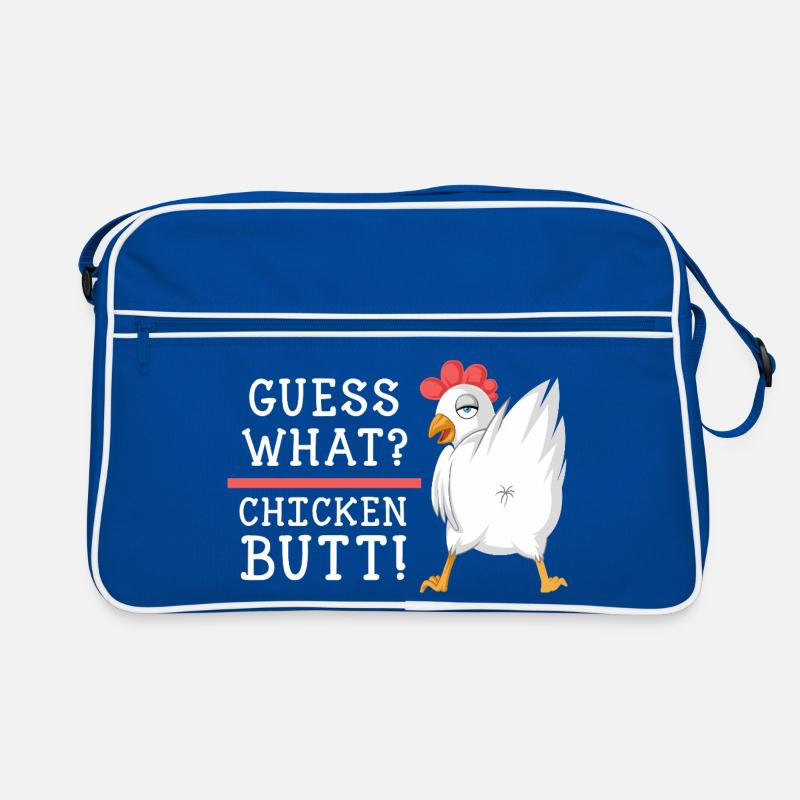 Devinez quoi, chemise en cul de poulet Sac Retro