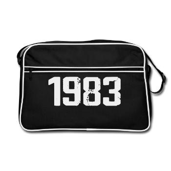Legendary Since 1983 Vintage 1983 Retro 1983 - Retro Bag - black/white - Front