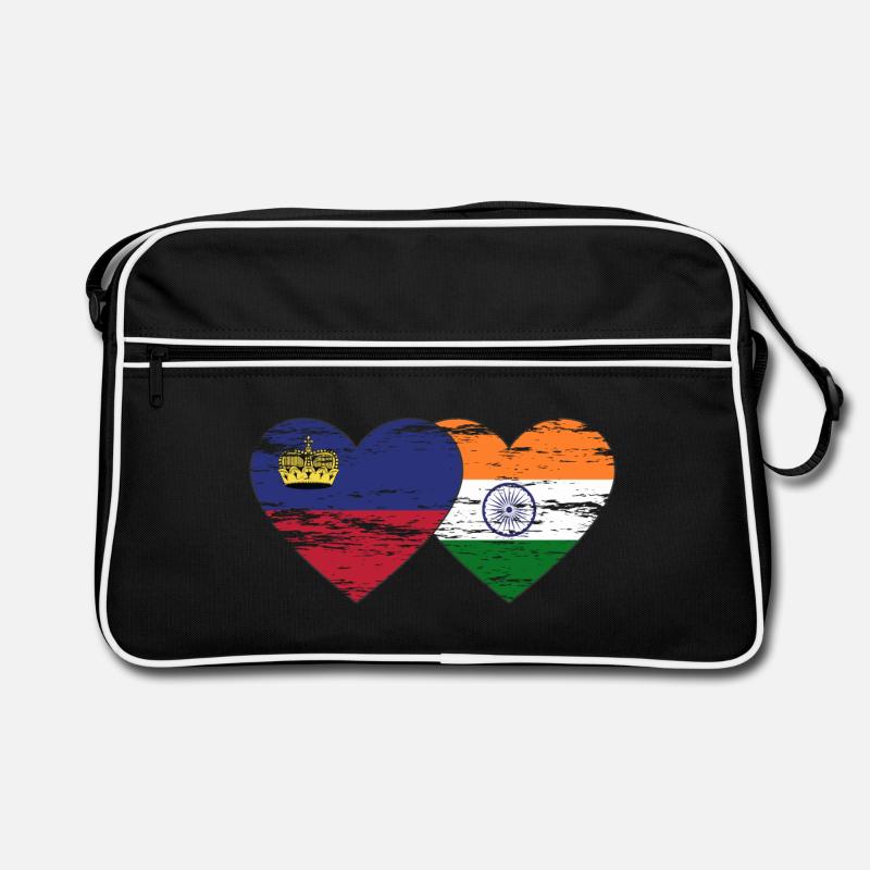 Liechtenstein Inde drapeau utilisé Sac Retro