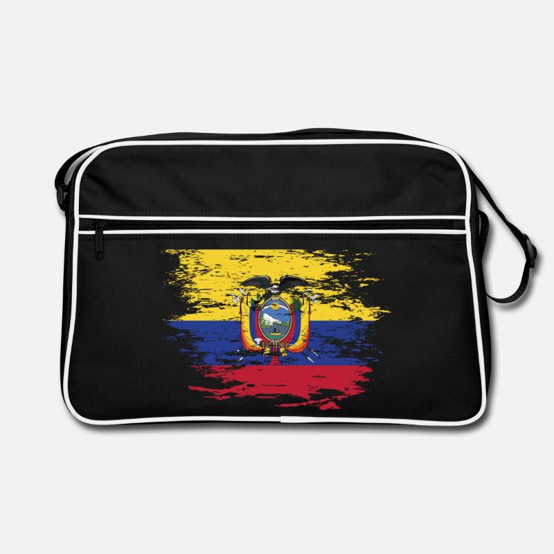 Drapeau de l'Équateur utilisé Sac Retro