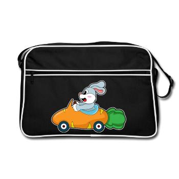 Rabbit Car - Retro Bag - black/white - Front