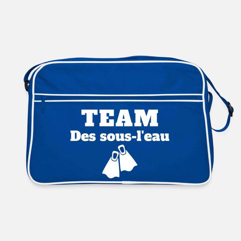 plongeur, plongée sous-marine, palmes Sac Retro