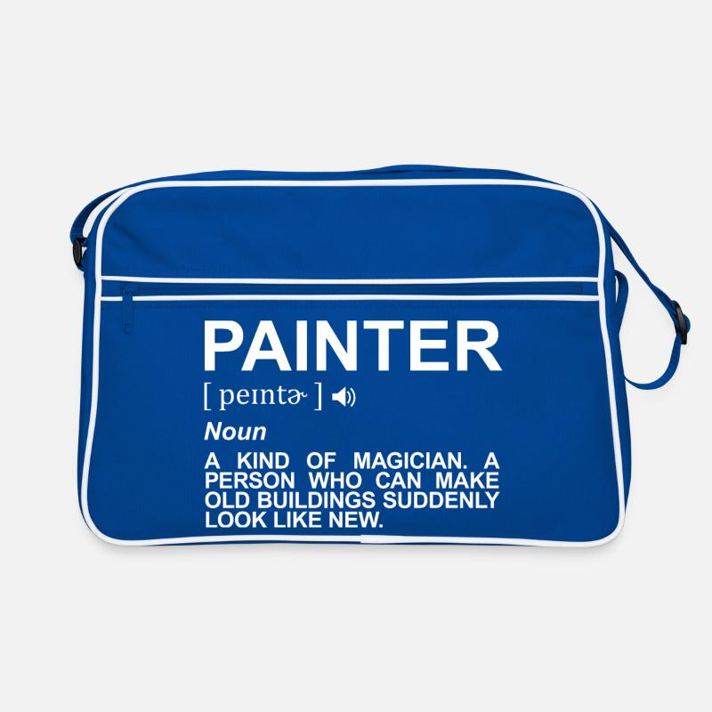 Maler Lackierer Definition Retro Tasche
