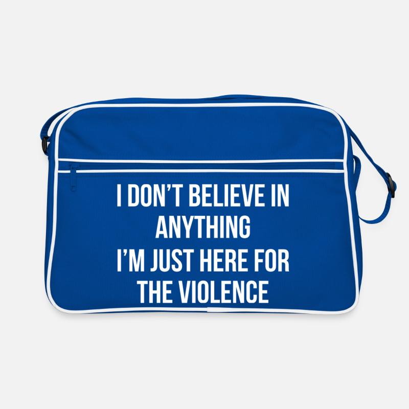 Schwarzweiß Textstatement  Retro Tasche