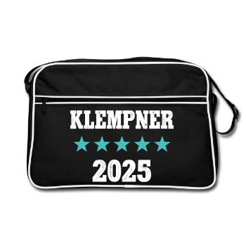 Plumber 2025 Training Exam Master Apprentice - Retro Bag - black/white - Front