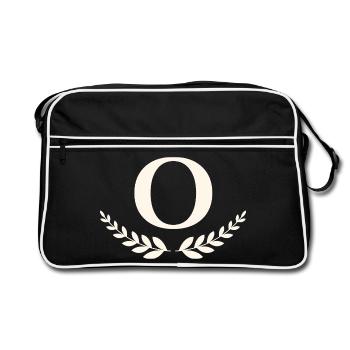 O - Sac Retro - noir/blanc - Devant