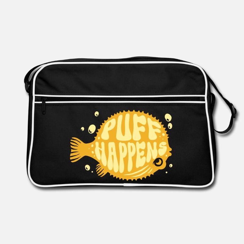 Le Poisson-Globe Suff Arrive Sac Retro