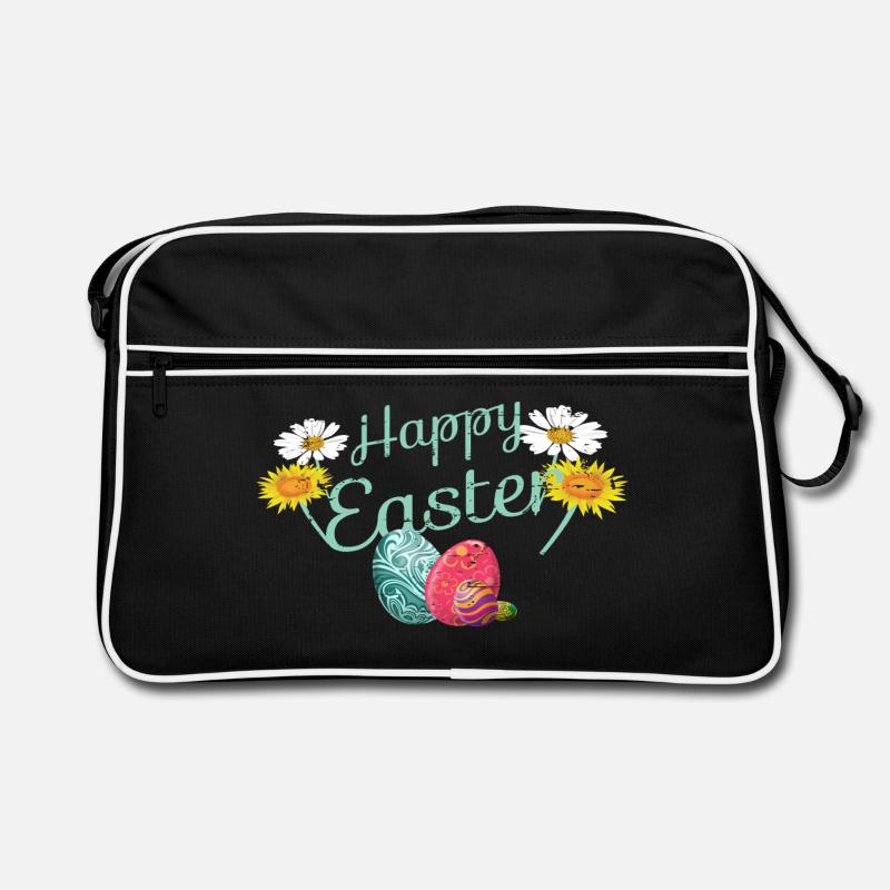 Frohe Ostern Retro Tasche