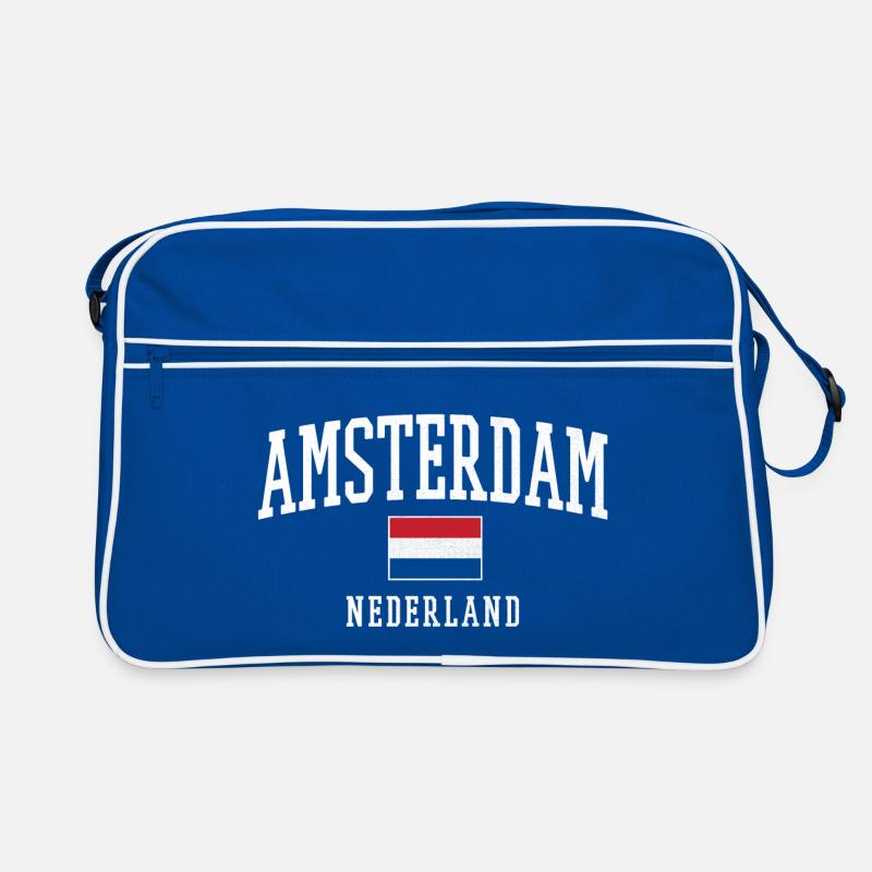 Conception du drapeau Amsterdam NL Sac Retro
