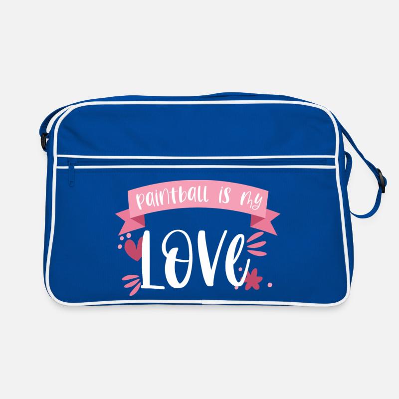 Paintball Paintballer Gotcha Liebe Geschenk Retro Tasche
