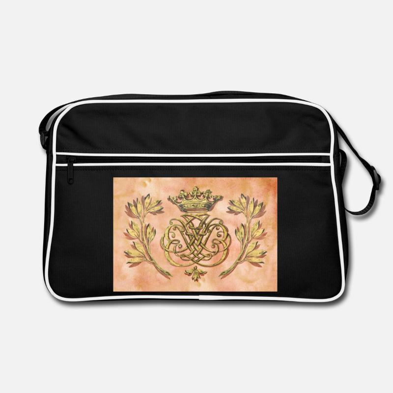 Bach Siegel / Monogramm / Wappen / Insignien Retro Tasche