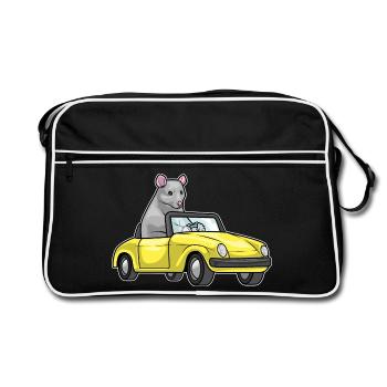 Rat Car - Retro Bag - black/white - Front
