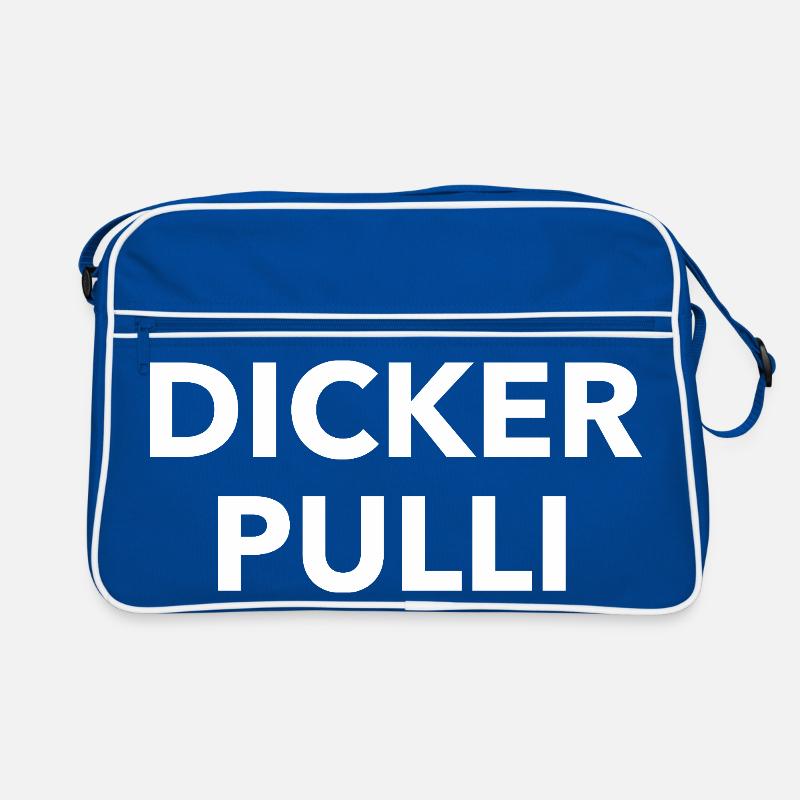 Pull épais Contraste typo Sac Retro