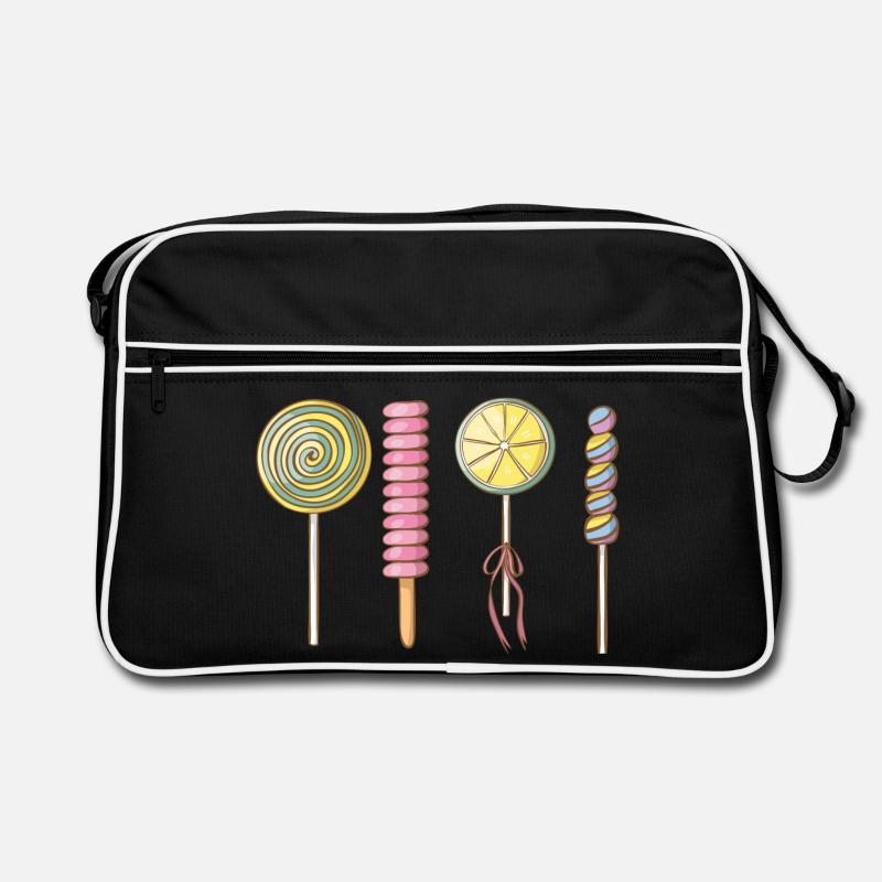 Lollies - Sac Retro - noir/blanc